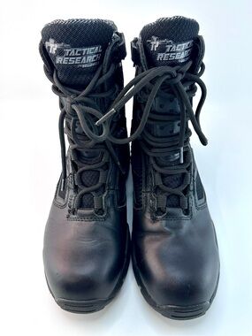 Tactical Research Belleville Chrome Waterproof Side-Zip Boots 4R Black